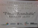 Report on the 5th Privacy Round Table meeting Report on the 5th Privacy Round Table meeting