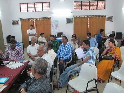 Participants at Tewiki hackathon 2014