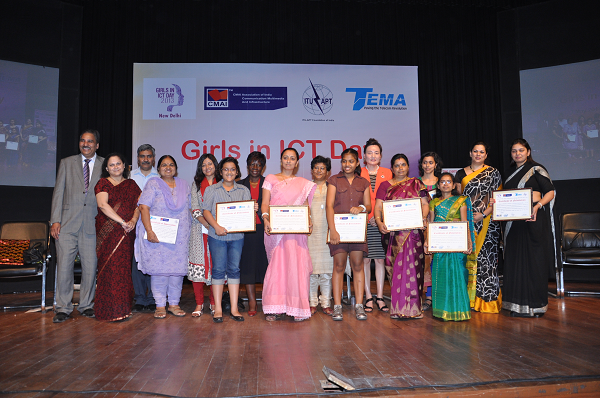 Participants from the Girls in ICT event