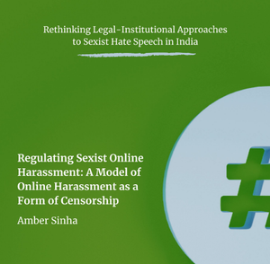 Regulating Sexist Online Harassment as a Form of Censorship