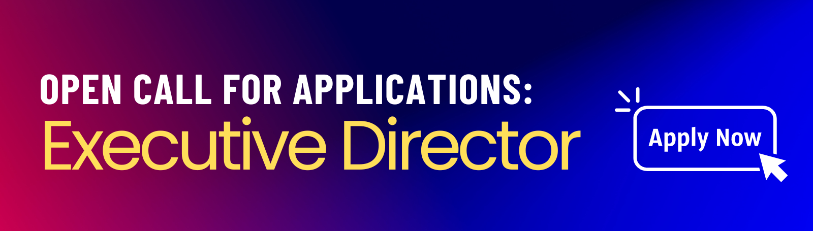 Call for Applications: Executive Director