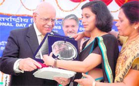 Nirmita receives NIVH Award