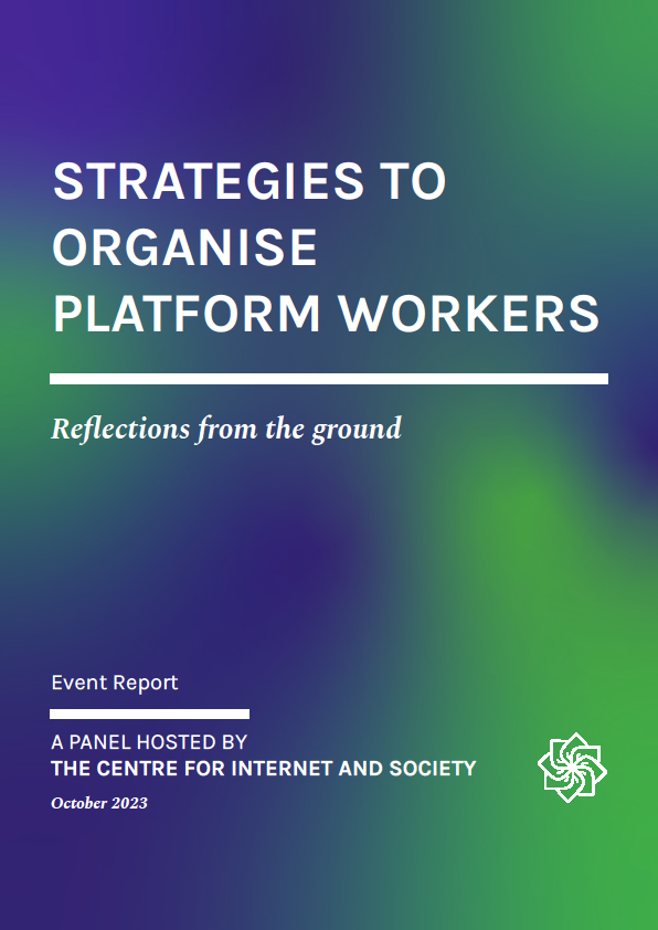 Strategies to Organise Platform Workers 